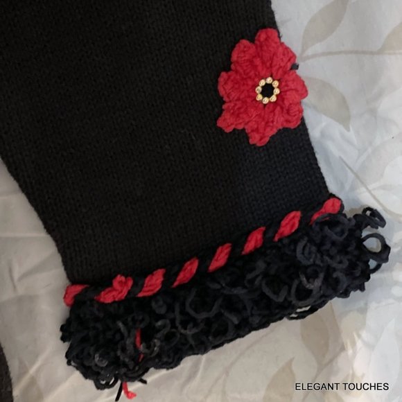 Jack B Quick Petite Christmas Black Cardigan Sweater PS Reindeer Jingle Bells - Picture 7 of 12